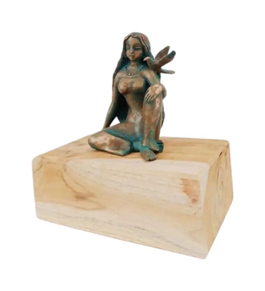 Angel with bird